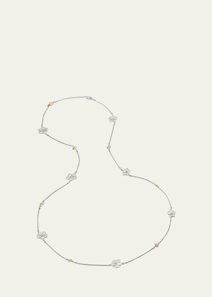 Blossoms Gardenia Long Necklace