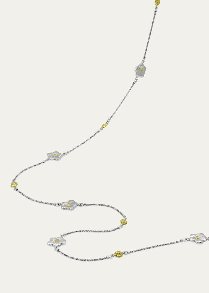 Blossoms Gardenia Long Necklace