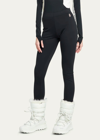 Moncler Grenoble Fitted Leggings with Logo Detail