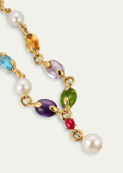 Universum Pave Medallion Necklace with White Diamonds