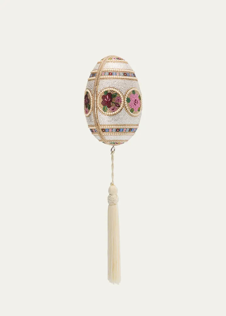 Mosaic Crystal Egg Clutch Bag