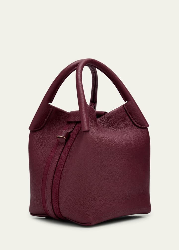 Bale Micro Grain Leather Crossbody Bag
