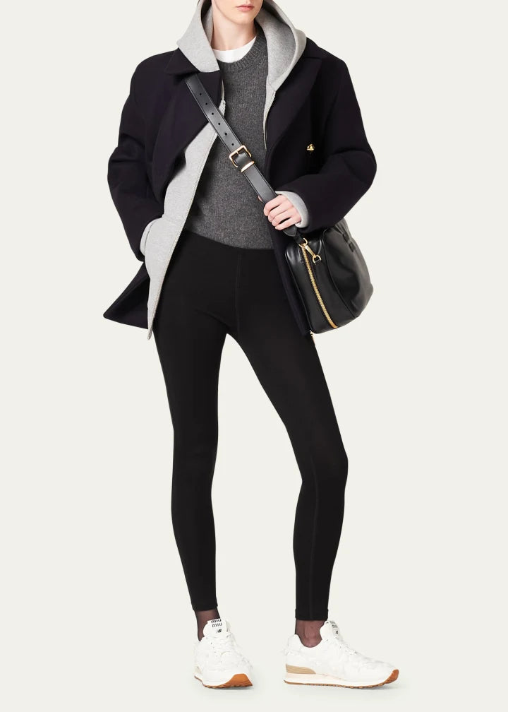 Miu Miu Silk Jersey Leggings