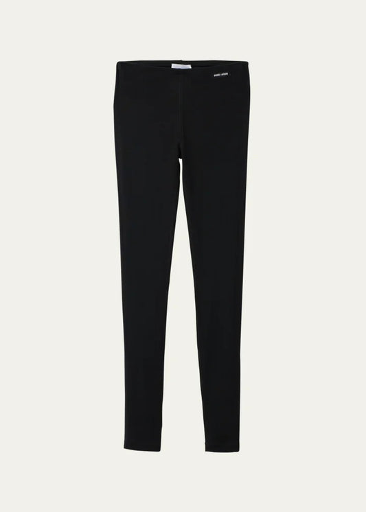 Miu Miu Silk Jersey Leggings