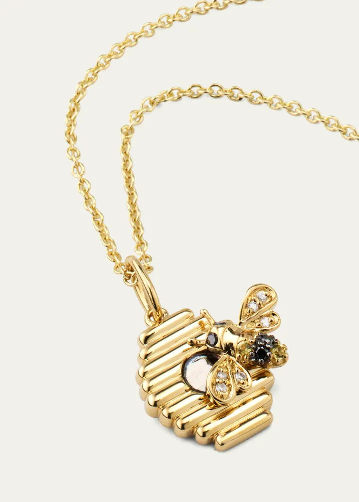 Beehive Charm Necklace
