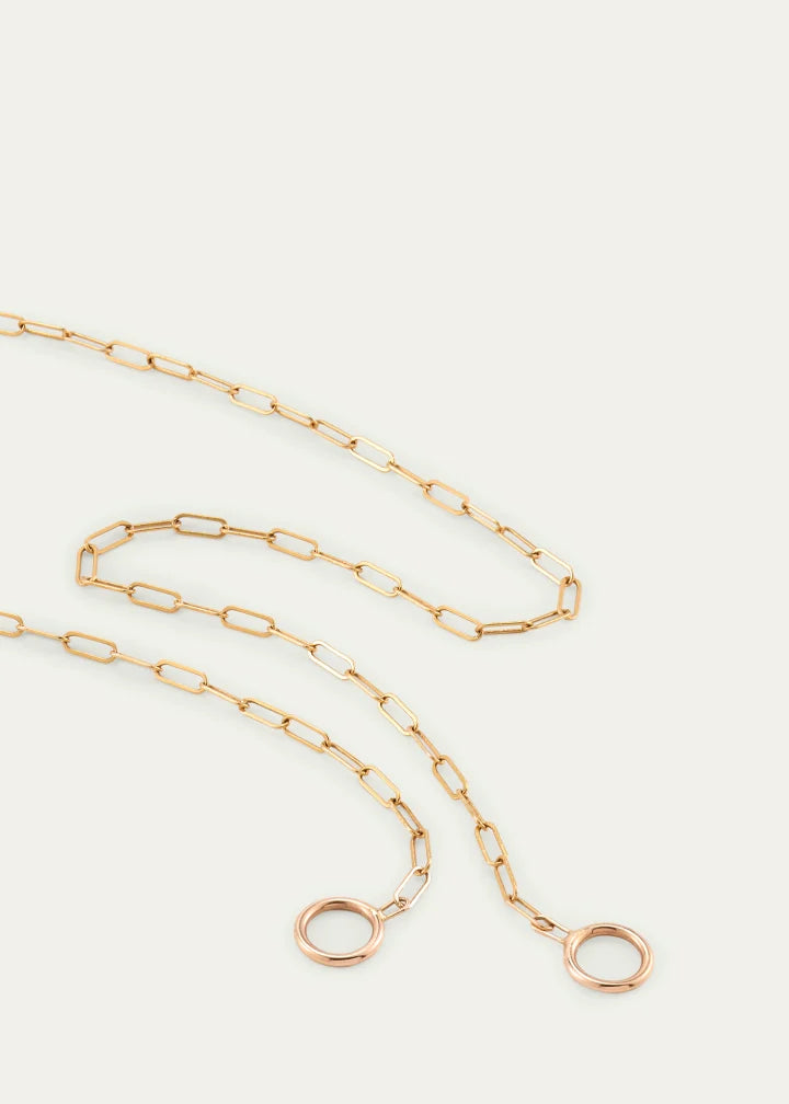 Rose Gold Square Link Chain