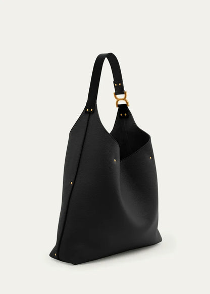Marcie Hobo Bag in Grained Leather