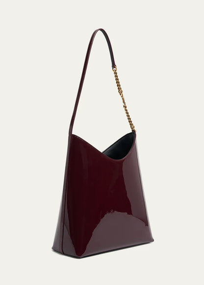 Sac Patent Leather Hobo Bag