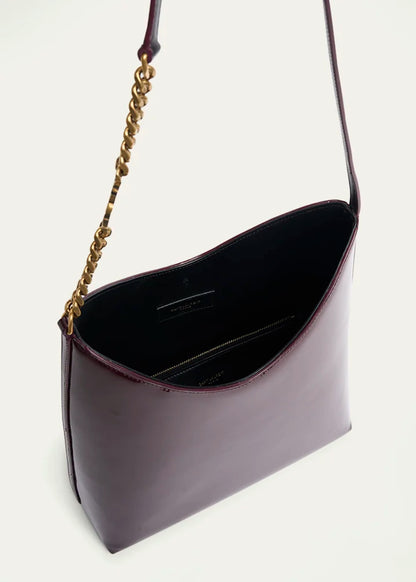 Sac Patent Leather Hobo Bag