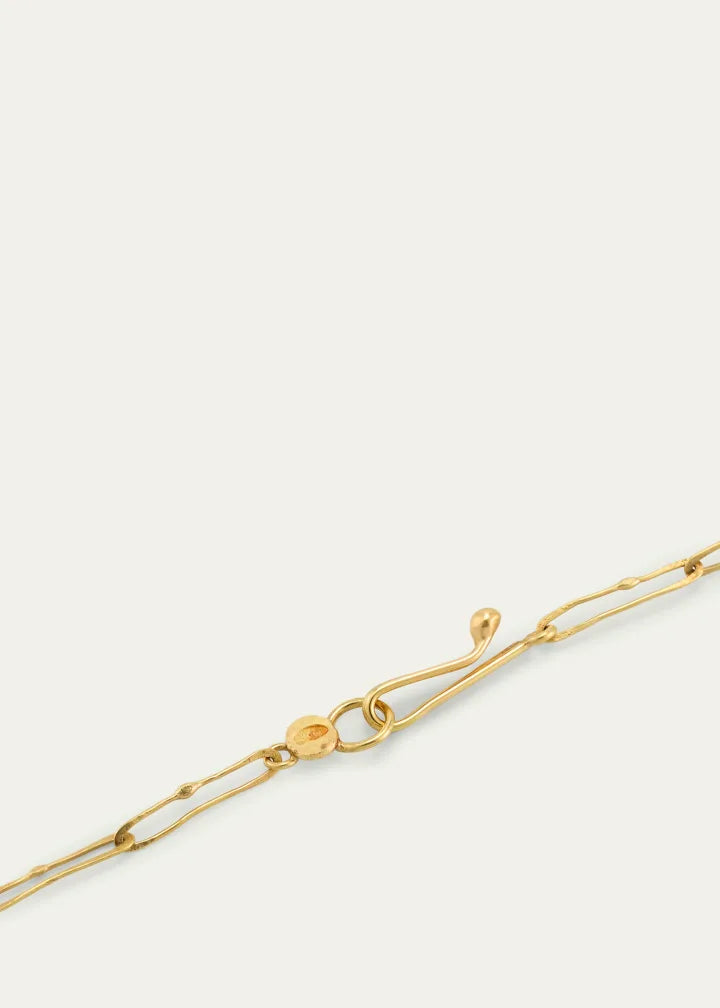 Aquamarine Cabochon Echo Necklace