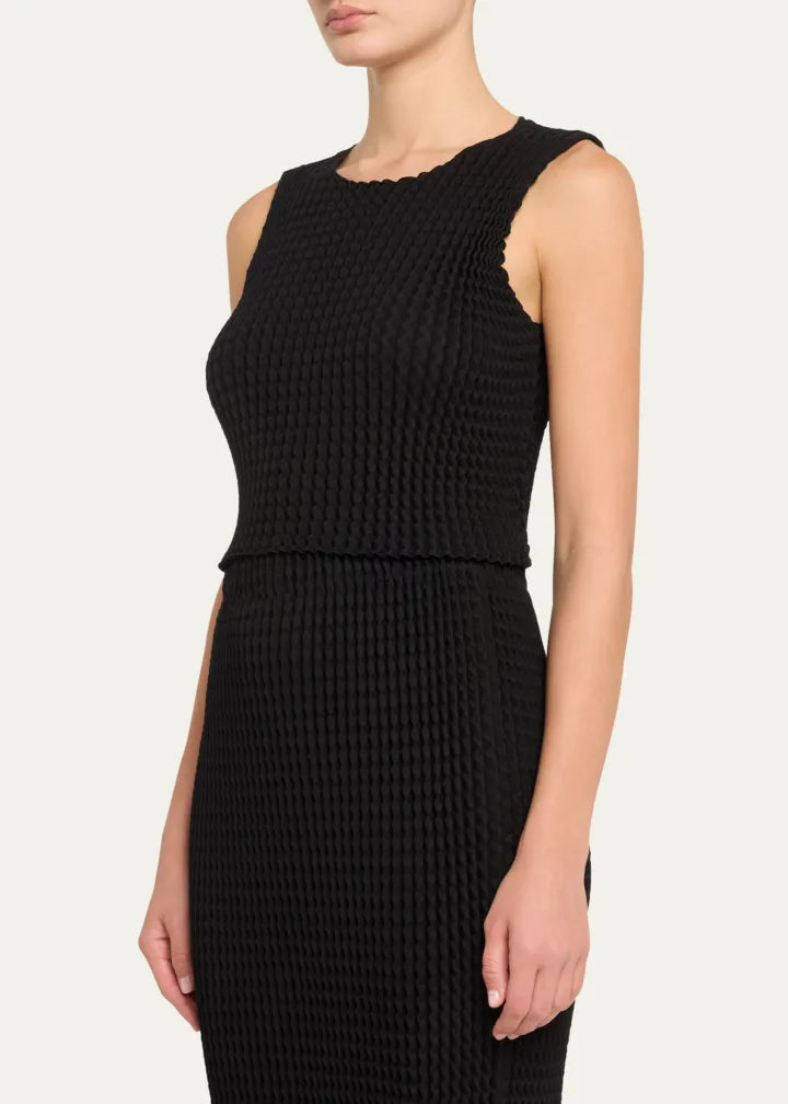 Issey Miyake Spongy Bk 46 Cropped Top