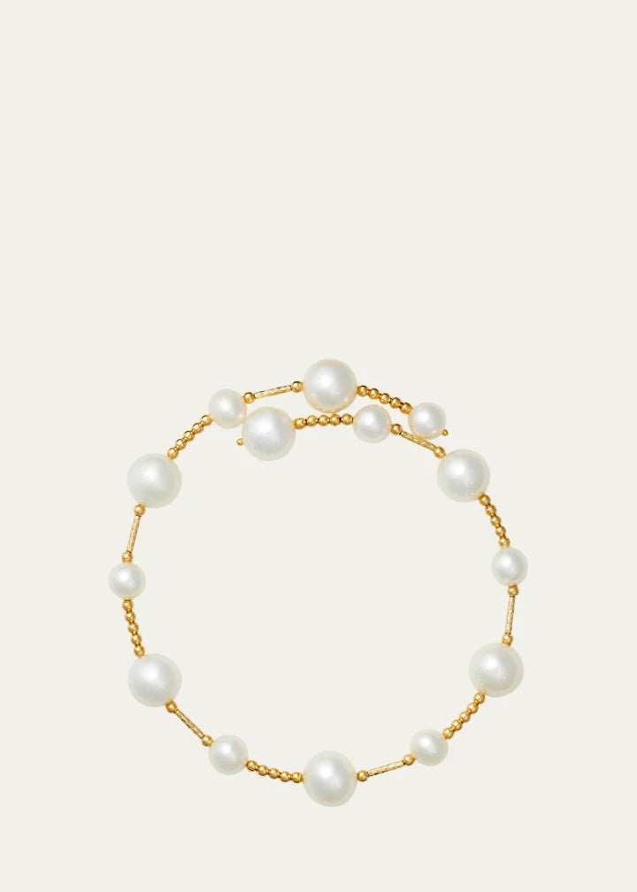 Tulip Multi Pearl Beaded Bracelet