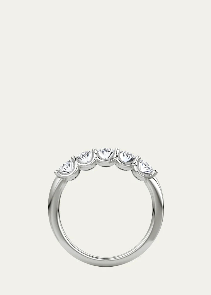 Five-Stone Oval Lab Grown Diamond Band