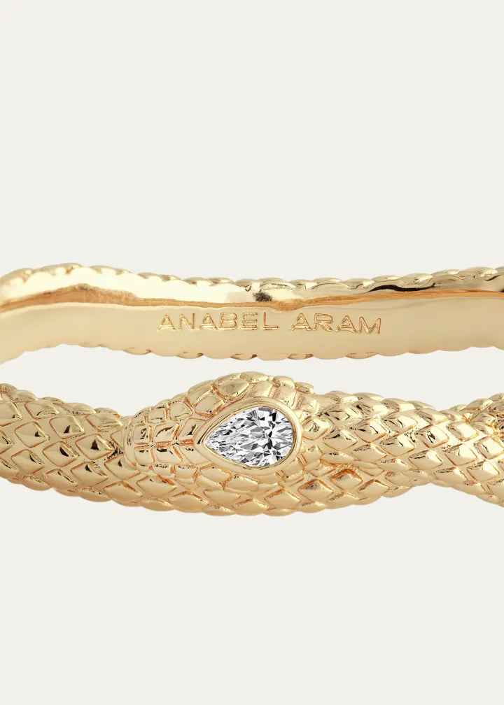 Serpent Hinged Bangle