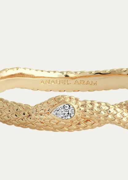 Serpent Hinged Bangle