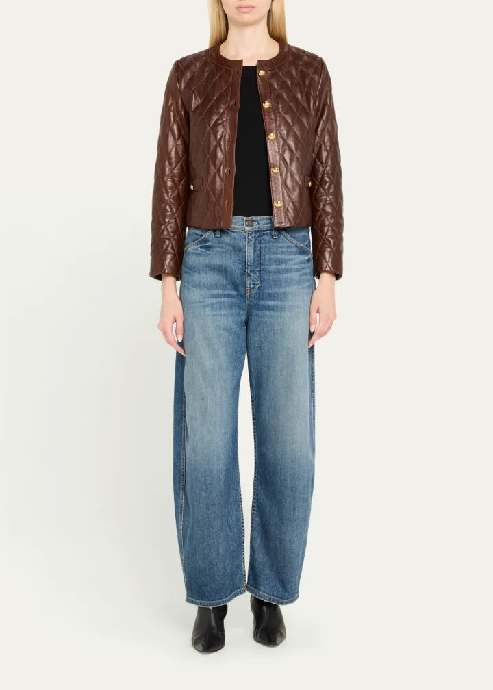 Amy Quilted Leather Jacket