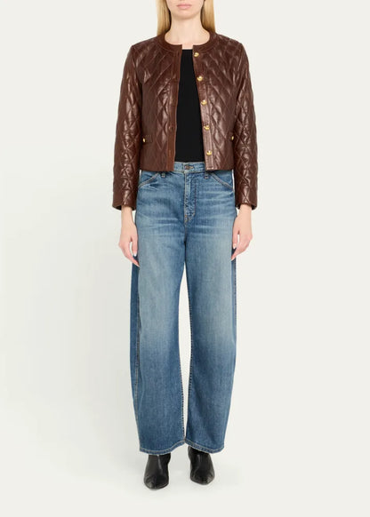 Amy Quilted Leather Jacket