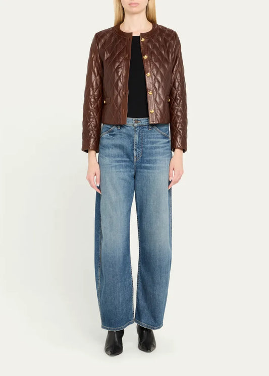 Amy Quilted Leather Jacket