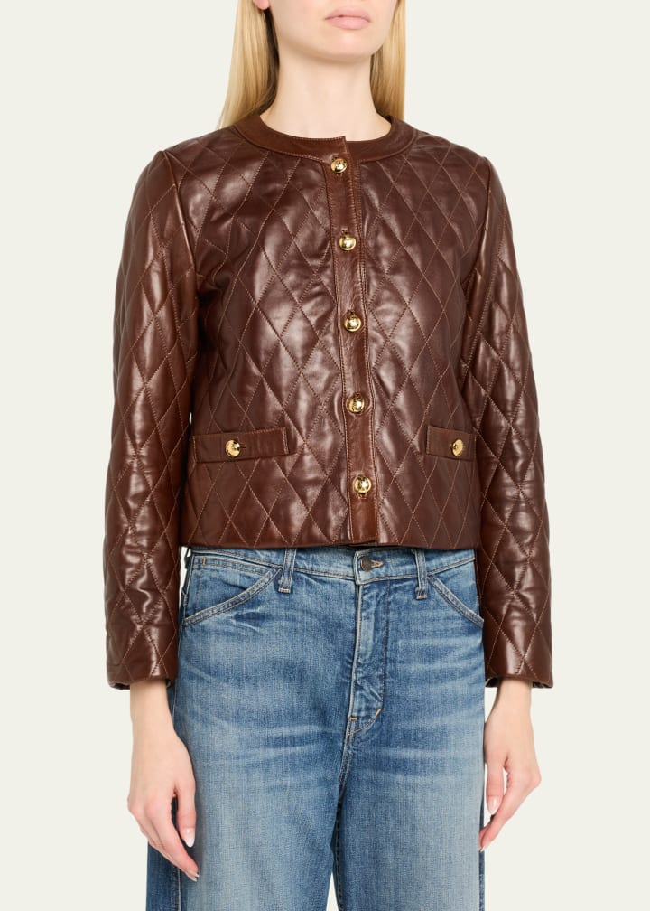 Amy Quilted Leather Jacket