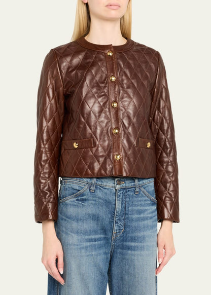 Amy Quilted Leather Jacket
