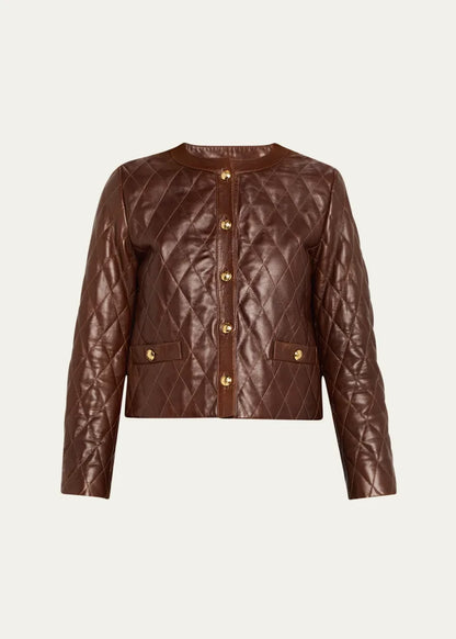 Amy Quilted Leather Jacket