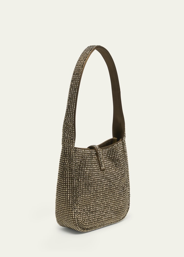 Le 5 A 7 YSL Hobo Bag in Rhinestone Satin