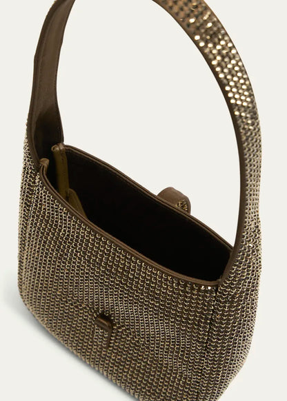 Le 5 A 7 YSL Hobo Bag in Rhinestone Satin