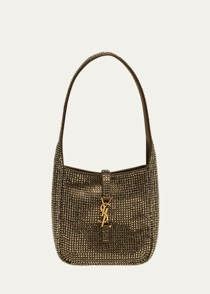 Le 5 A 7 YSL Hobo Bag in Rhinestone Satin