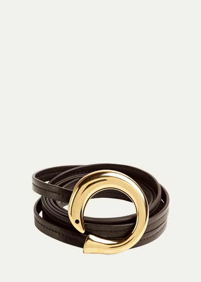 Cintura Leather Wrap Belt