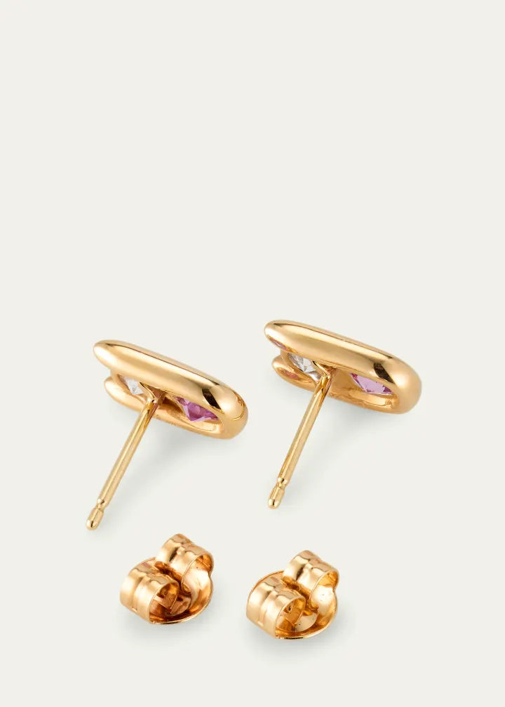 Major Impact Diamond and Gemstone Stud Earrings