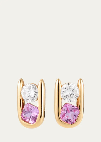 Major Impact Diamond and Gemstone Stud Earrings