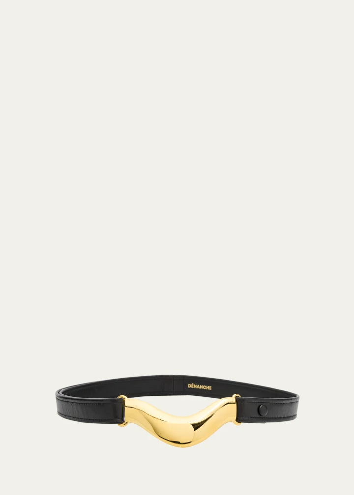 Brancusi Metal Leather Belt