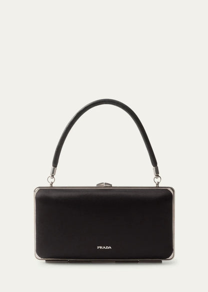 Embellished Satin Minaudiere