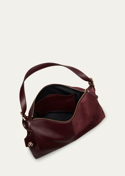 5050 Suede & Leather Shoulder Bag