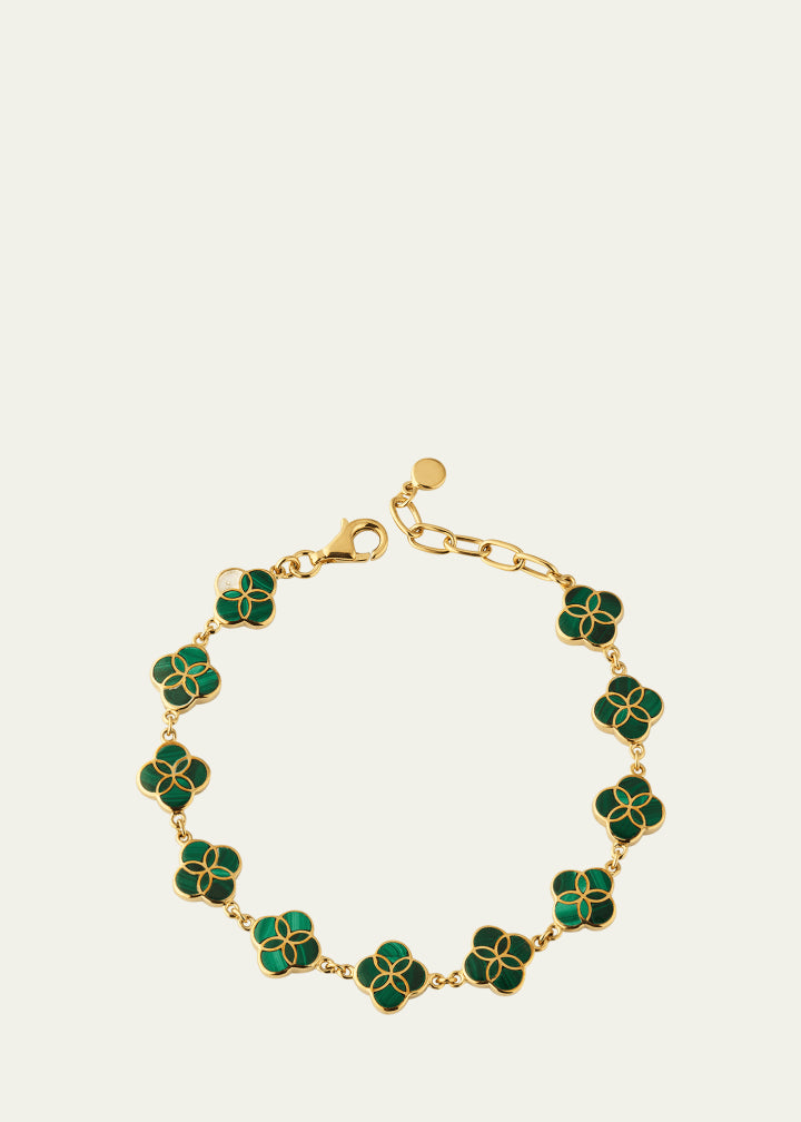 All Over Petal Gemstone Bracelet