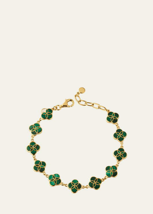 All Over Petal Gemstone Bracelet