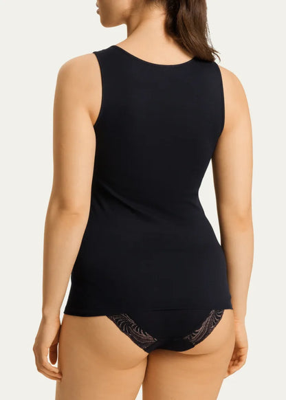 Hanro Cotton Delight Lace-Trim Tank Top