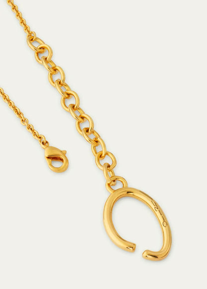 Orchid Enamel Pendant Necklace