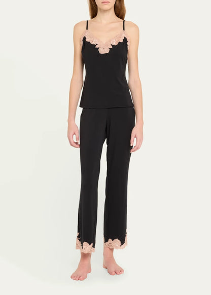 Josie Natori Imagine Lace-Trim Jersey Cami