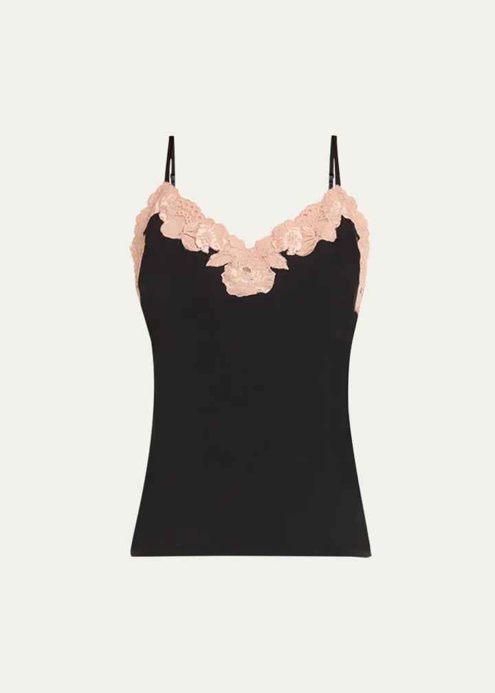 Josie Natori Imagine Lace-Trim Jersey Cami