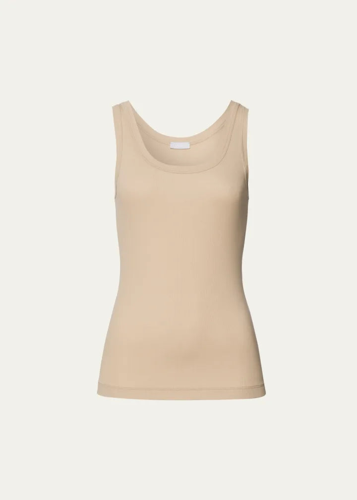 Hanro Ribbed Cotton Sleep & Lounge Tank