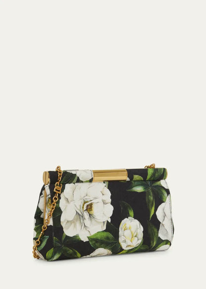 Marlene Small Flower-Print Clutch Bag