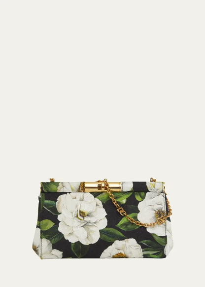 Marlene Small Flower-Print Clutch Bag