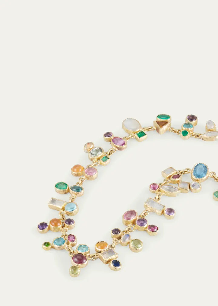 Multi-Gemstone Confetti Necklace