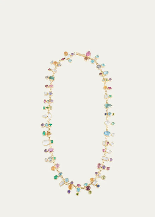 Multi-Gemstone Confetti Necklace