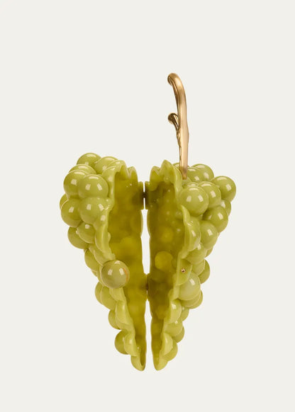 Grape Acrylic Clutch Bag