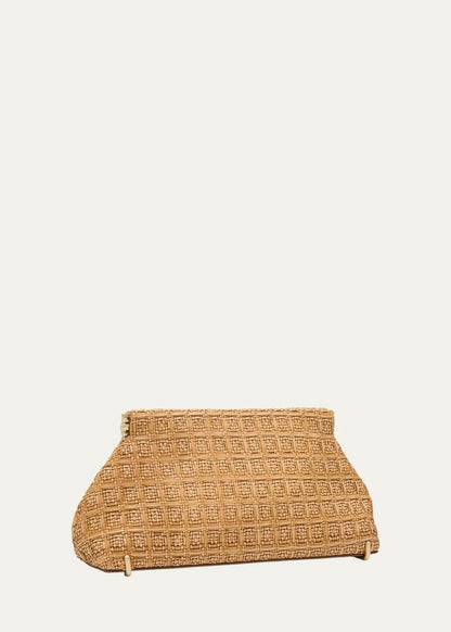 Lillia Mini Woven Clutch Bag