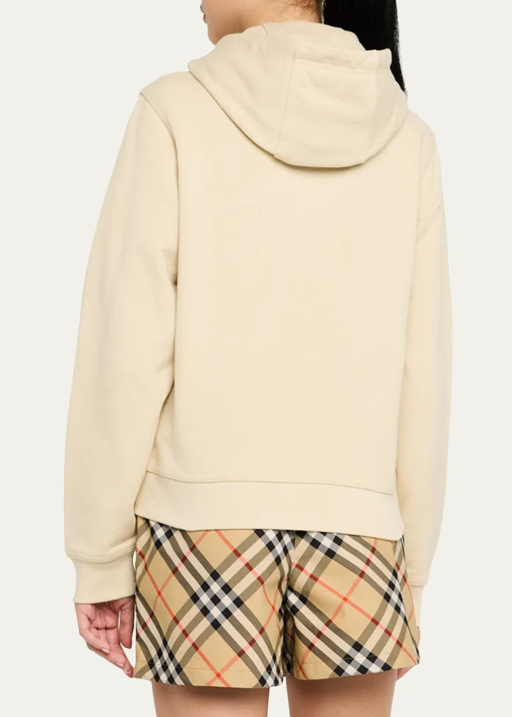 Logo Patch Zip-Up Hoodie