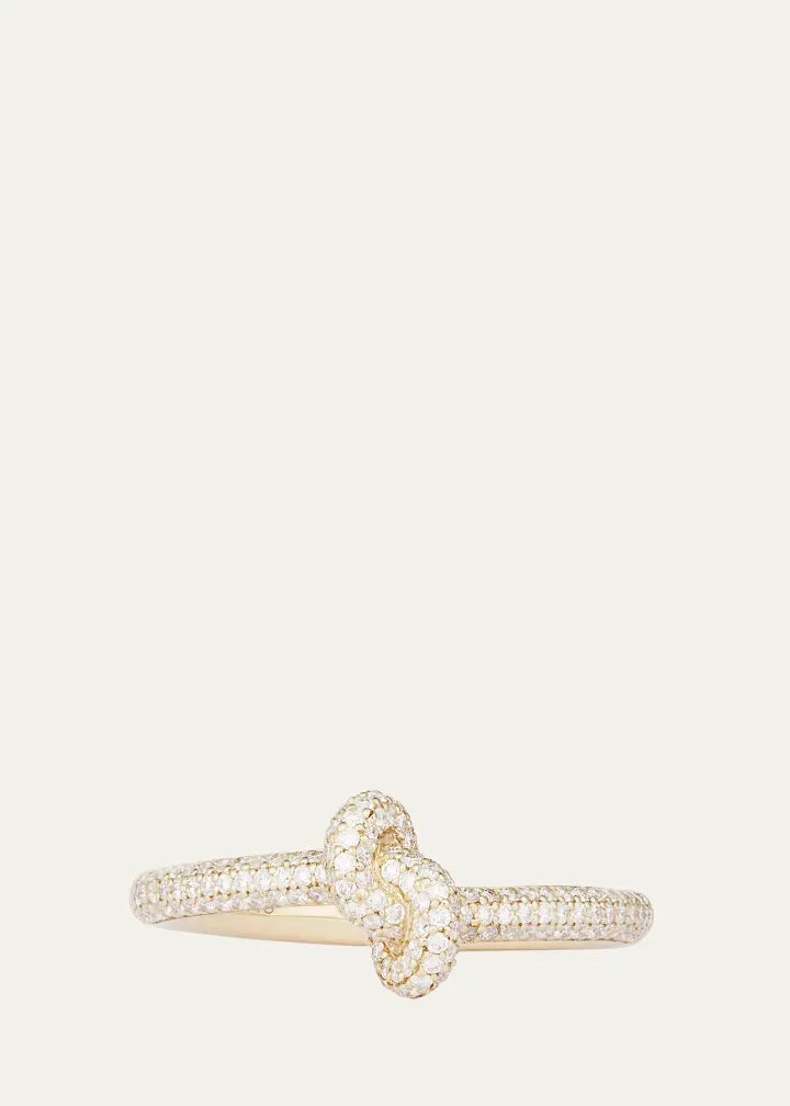 The Legacy Knot Pave Ring