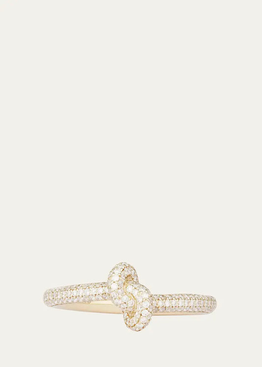 The Legacy Knot Pave Ring